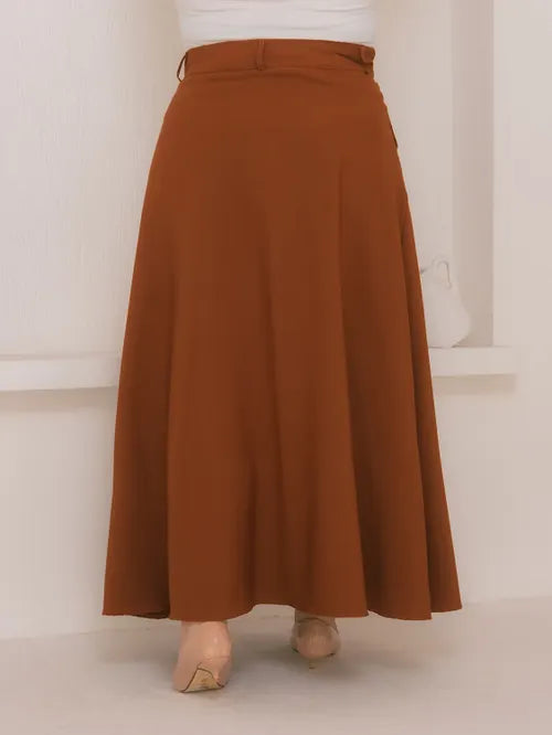 Saia Godê Plus Size Alfaiataria XY-497 *Atacado: R$ 55