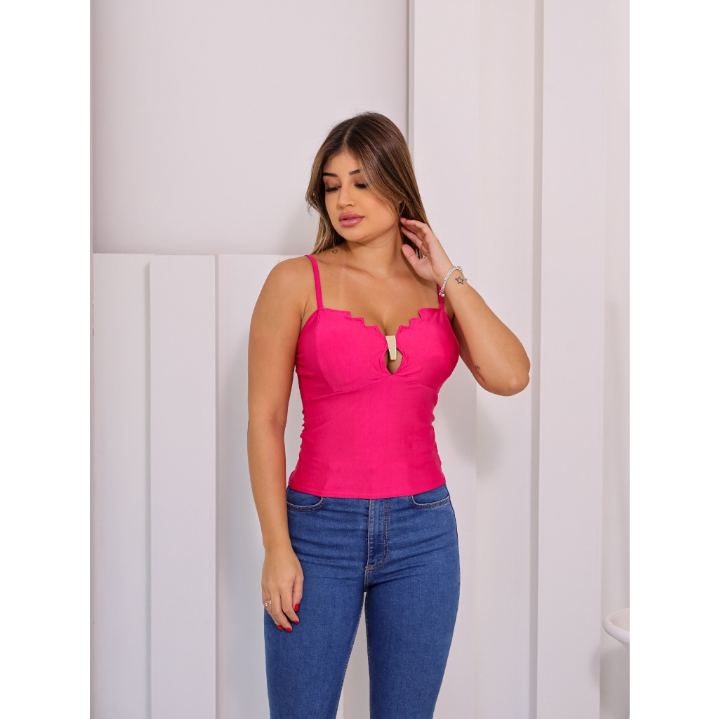 Regata Suplex com Corrente *Pacote: 18 R$ *Atacado: R$ 20