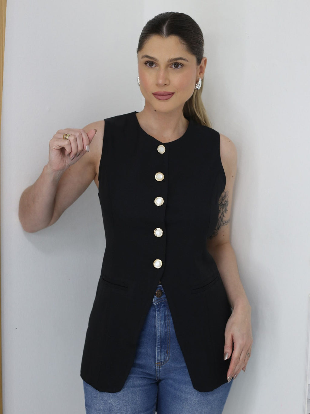 Colete Longo FF-COL-002-XY-611 *Pacote: R$ 55 *Atacado: R$ 65
