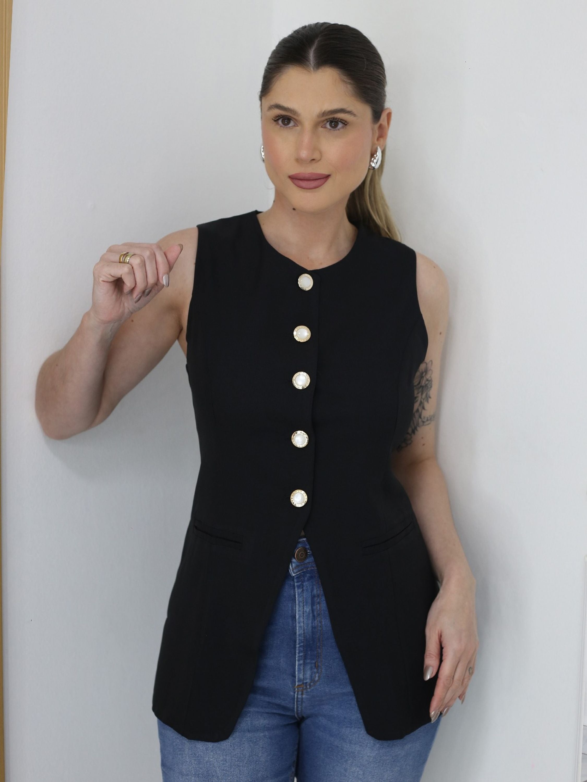 Colete Longo FF-COL-002-XY-611 *Pacote: R$ 55 *Atacado: R$ 65