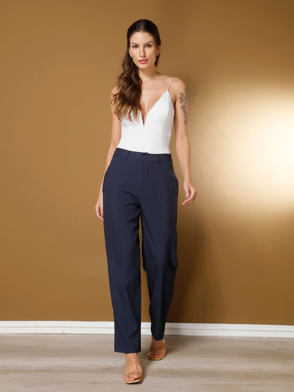 Calça Reta Alfaiataria FF-CAL-036-XY-570 *Pacote: R$ 55 *Atacado: R$ 65
