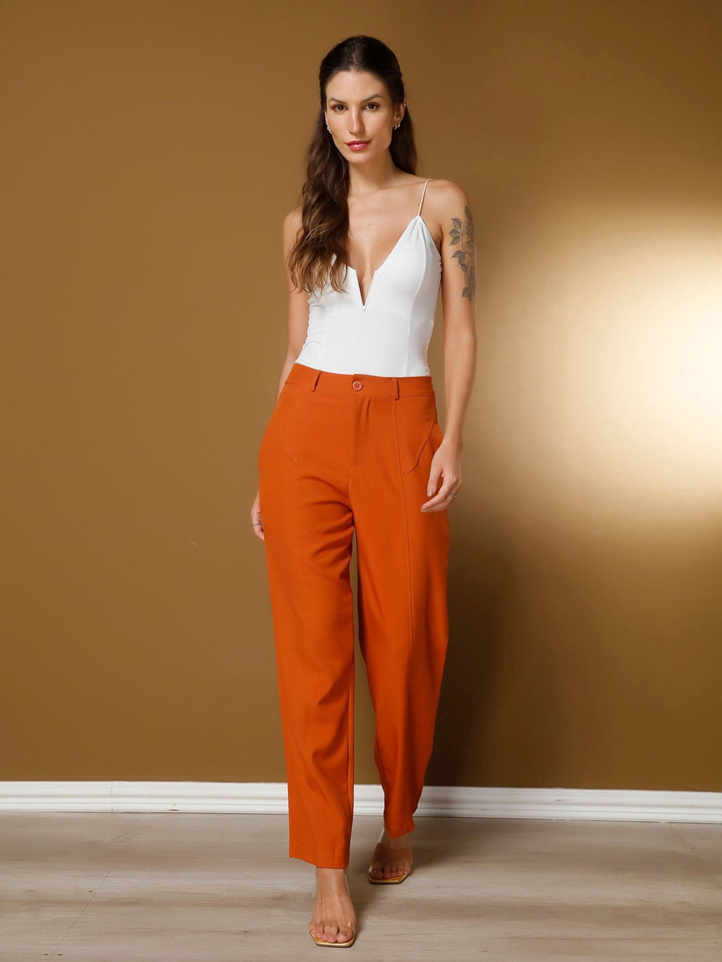 Calça Reta Alfaiataria FF-CAL-036-XY-570 *Pacote: R$ 55 *Atacado: R$ 65
