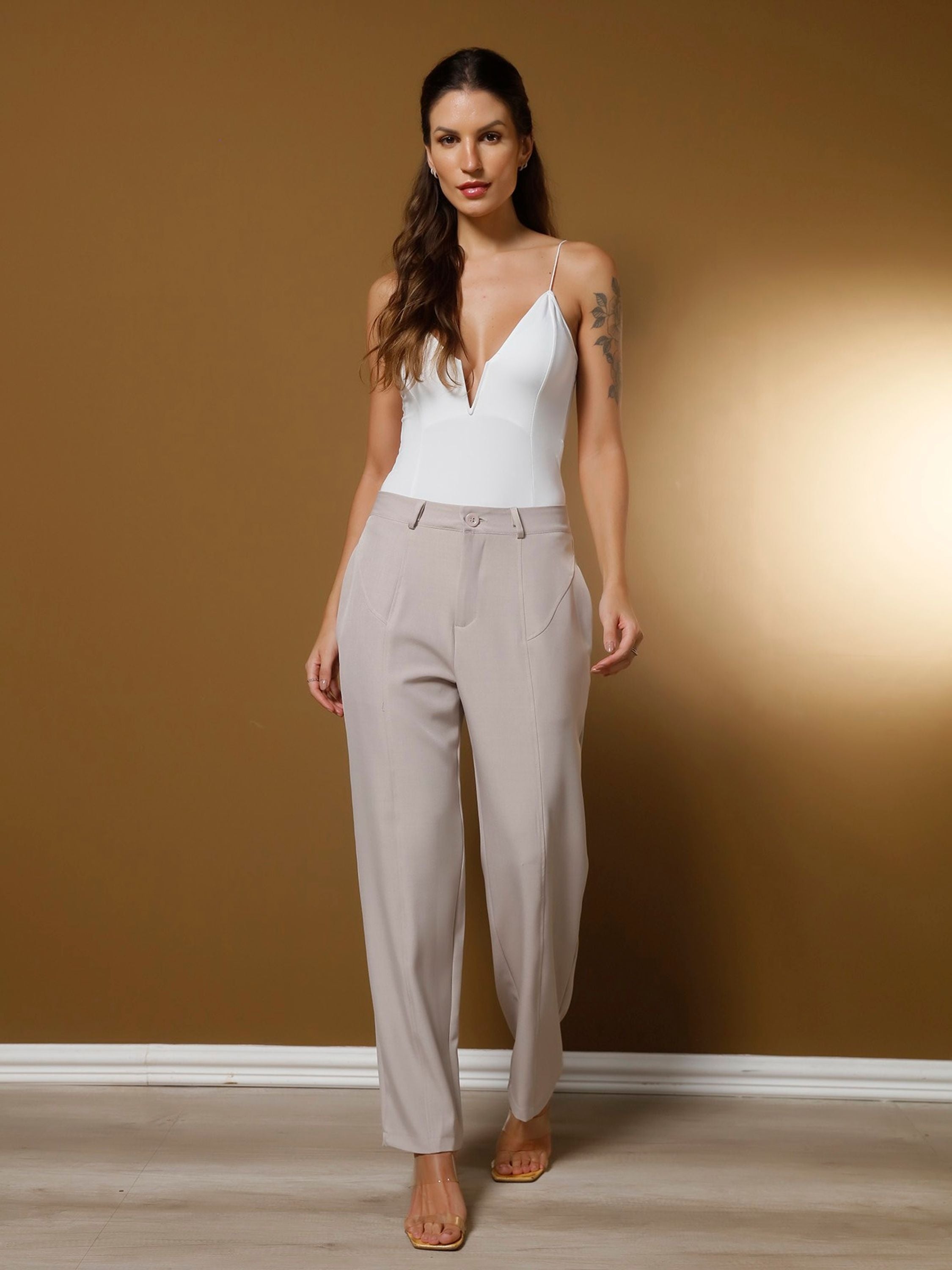 Calça Reta Alfaiataria FF-CAL-036-XY-570 *Pacote: R$ 55 *Atacado: R$ 65