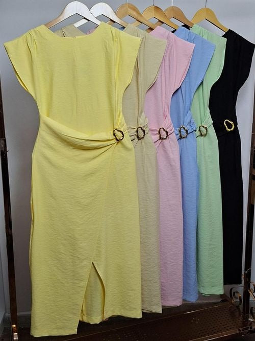Vestido Midi Marante Alfaiataria FF-VES-040-XY-642 *Pacote: R$ 75 *Atacado: R$ 90