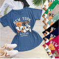 Tshirt Urso New York FF-TSH-033 *Pacote: R$ 12 *Atacado: R$ 15