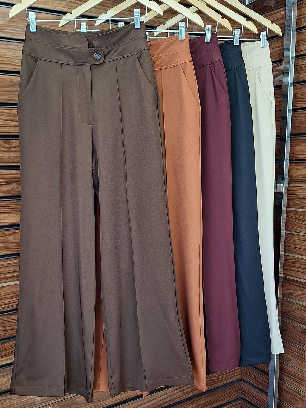 Calça Pantalona c/Vinco Twill FF-CAL-034-XY-590 *Pacote: R$ 60 *Atacado: R$ 75