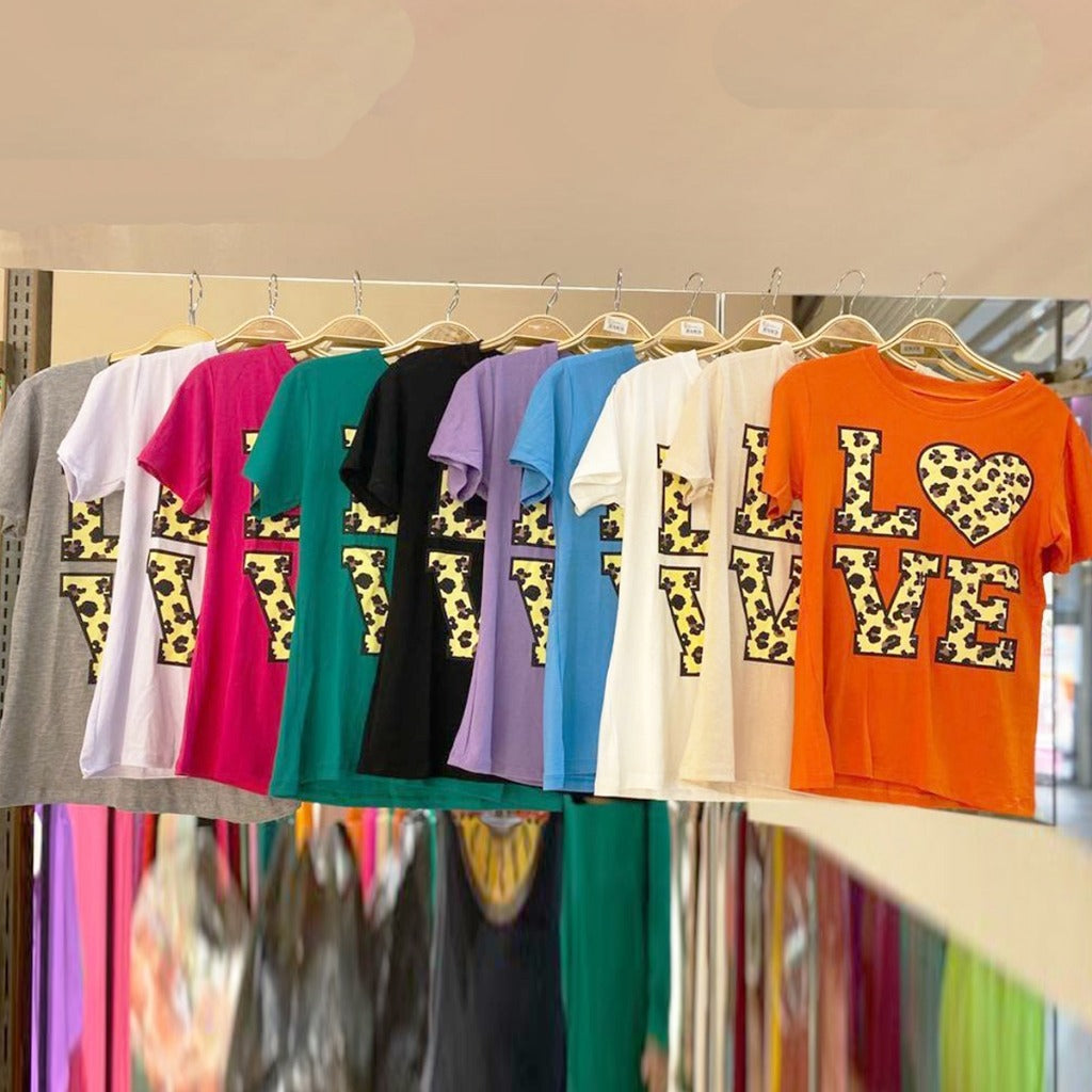 Tshirt Love Grande Onça FF-TSH-034 *Pacote: R$ 12 *Atacado: R$ 15