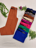 Calça Pantalona &nbsp;com Cinto FF-CAL-045-XY-466 *Pacote: R$ 45 *Atacado: R$ 55