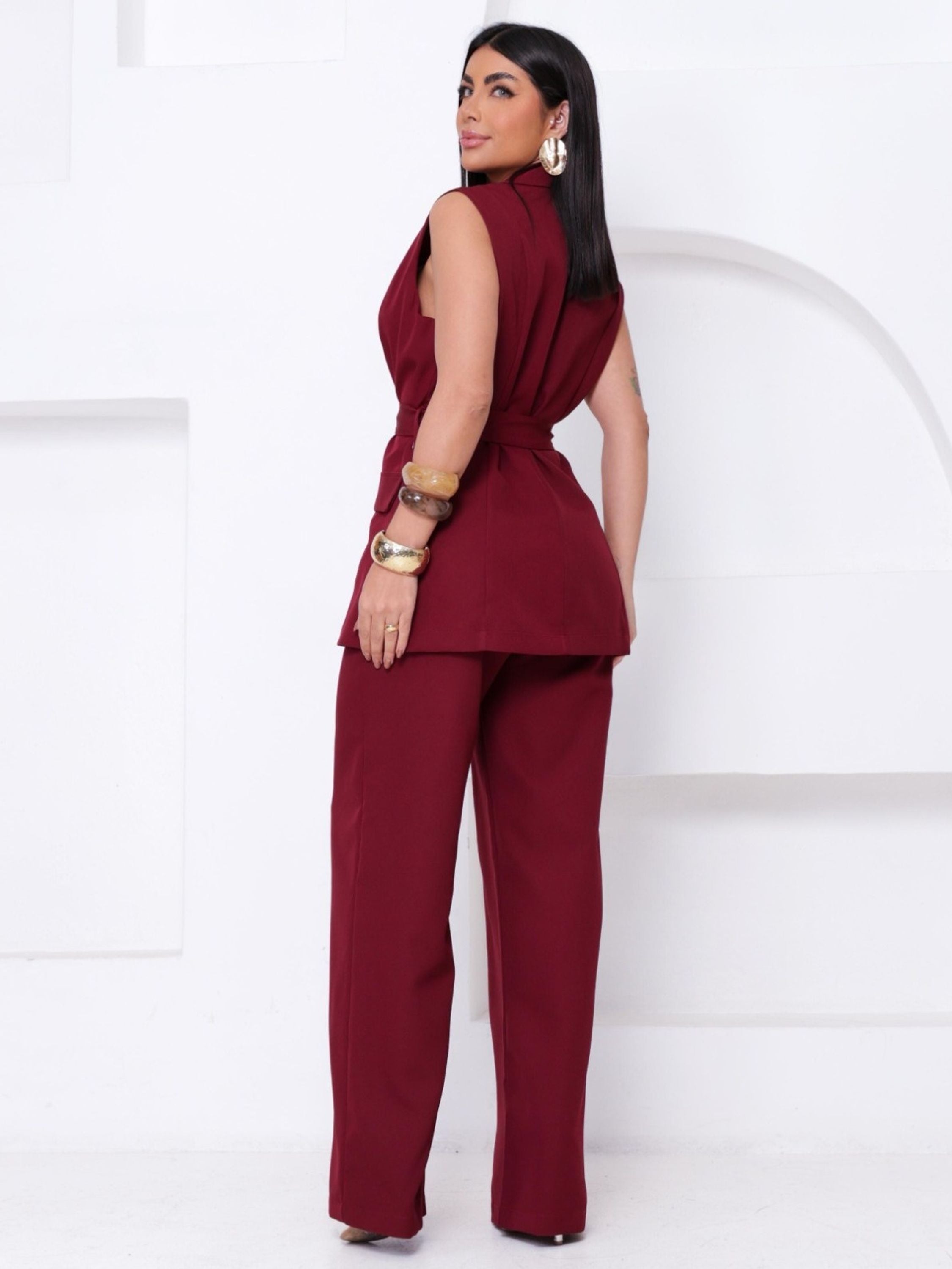Conjunto Alfaiataria Max Colete FF-CON-072-XY-557 *Pacote: R$ 95 *Atacado: R$ 10
