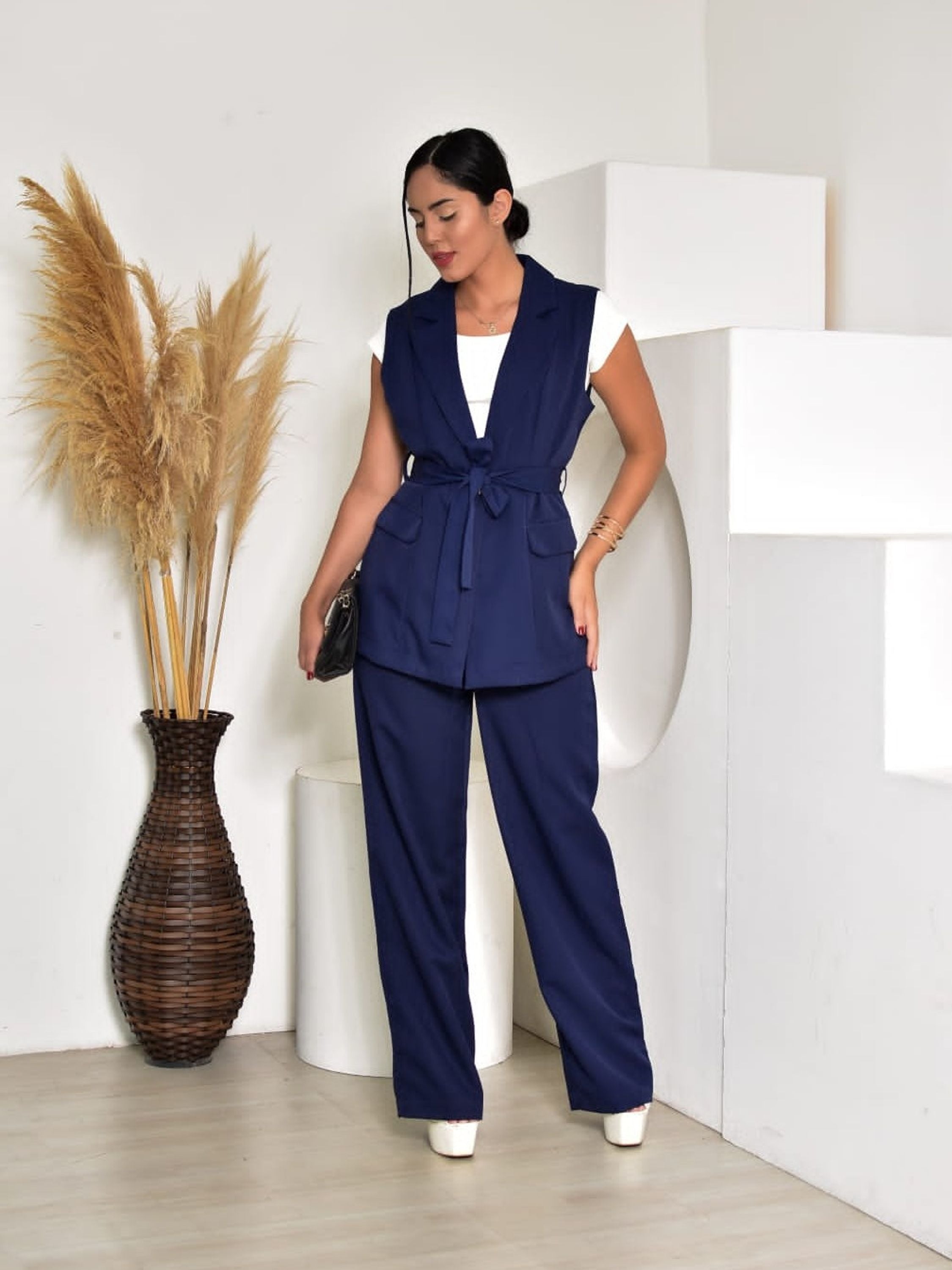 Conjunto Alfaiataria Max Colete FF-CON-072-XY-557 *Pacote: R$ 95 *Atacado: R$ 10