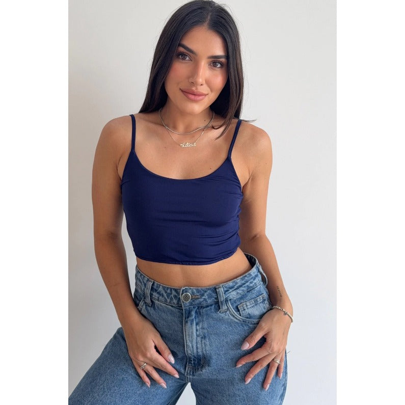 Cropped Suplex Feminino Alça Fina FF-CROP-010 *Pacote: R$ 18 *Atacado: R$ 20