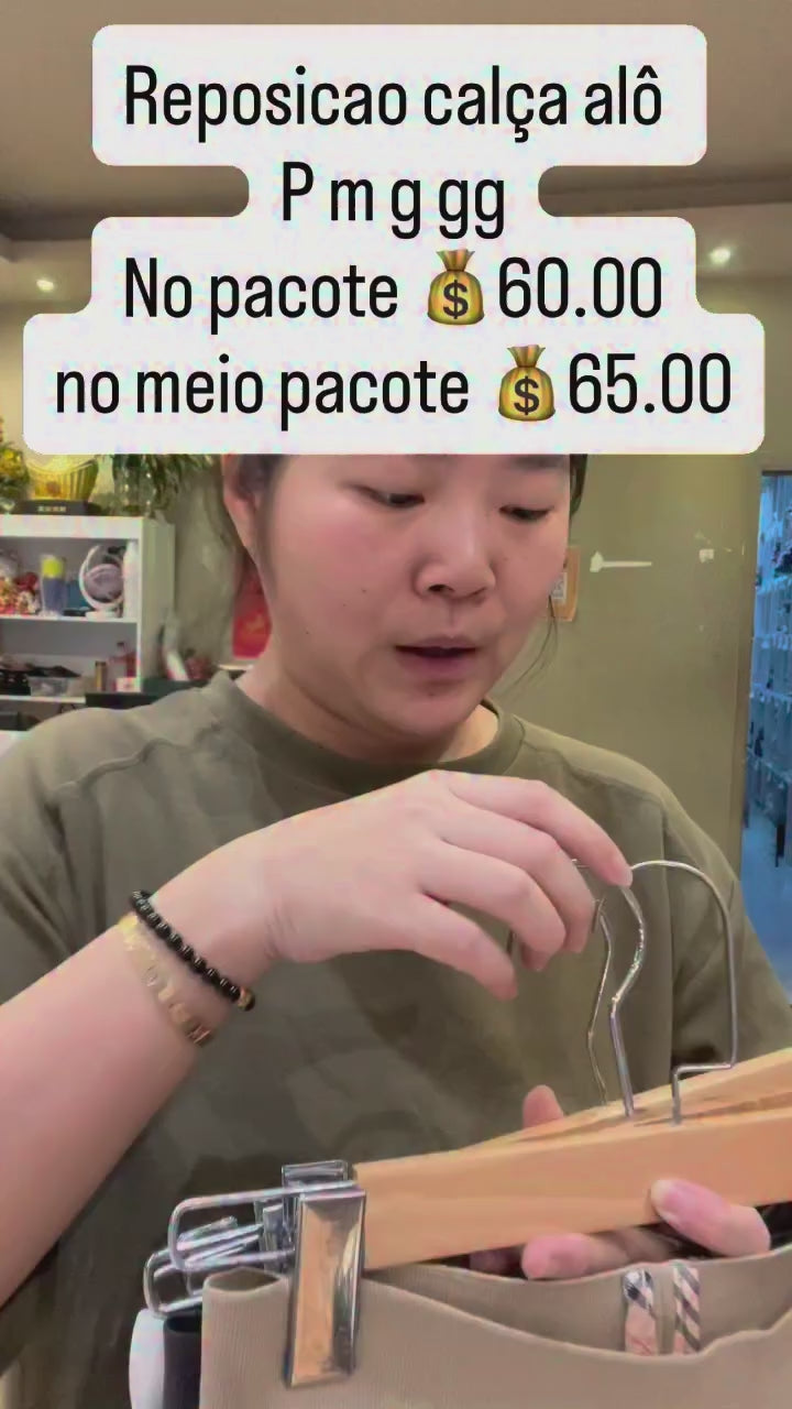 Reposição calça alô P M G GG *Pacote: R$ 60 *No Meio Pacote R$65